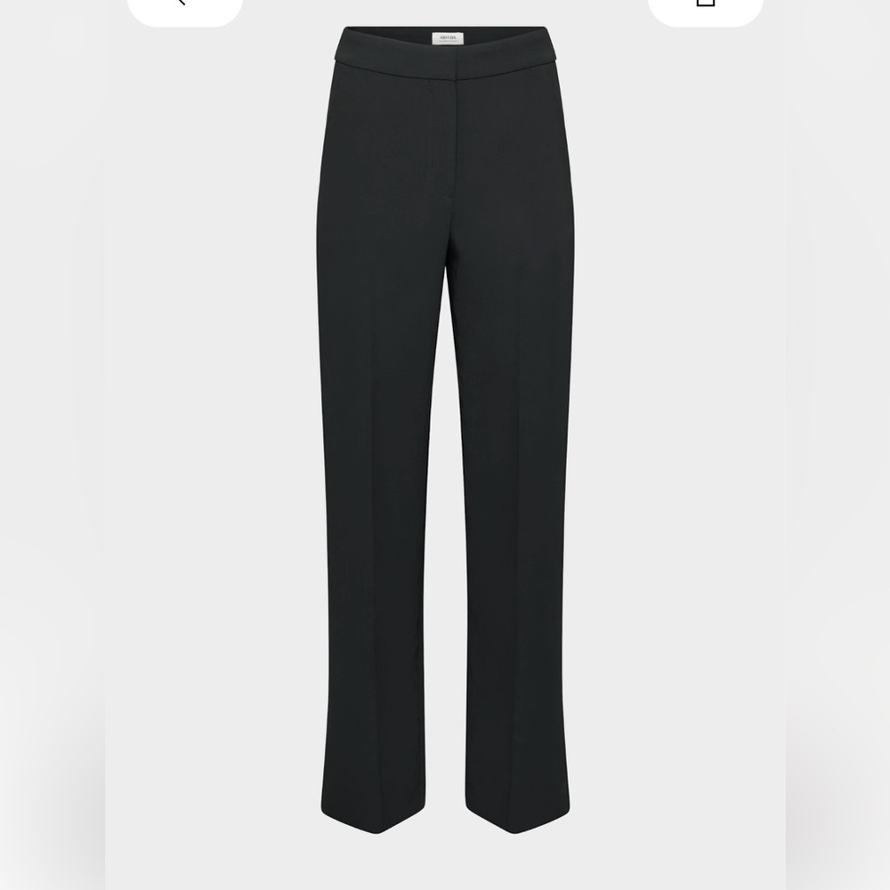 Aritzia/Wilfred Limitless Pant™ Crepeette – Navy Blue Wide-Leg Women's Pants